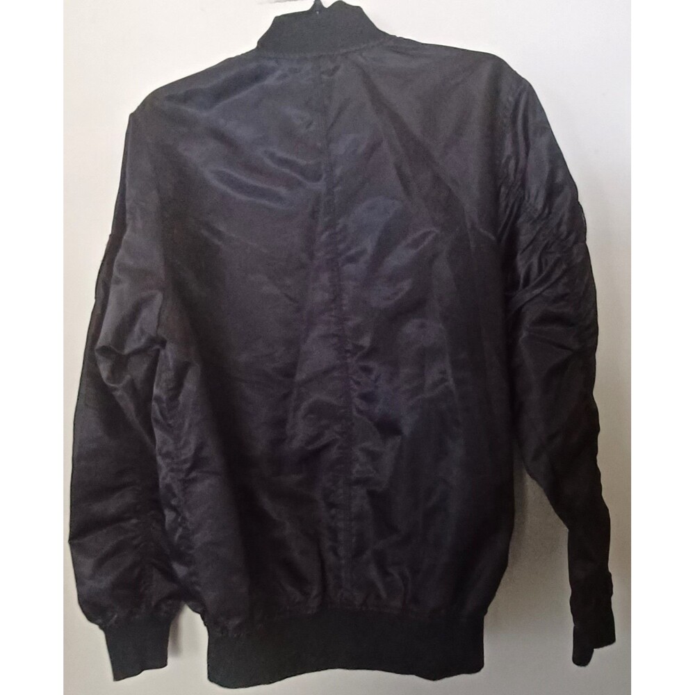 Bleecker & Mercer Sz Large Men Bomber‎ Jacket w/Patches Pilot Military Aviation - Picture 3 of 14